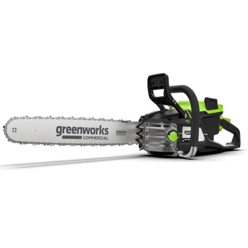 Пила цепная 46 см (3,6 кВт) аккумуляторная Greenworks 82V OCS600 2009607, бесщёточная, без АКБ и ЗУ